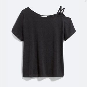 Black Off-Shoulder Women Top